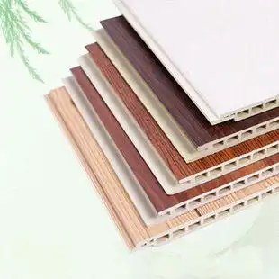 400竹木纤维集成墙板 wpc护墙板防潮阻燃环保 防水防火护墙板