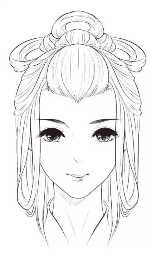 古风人物头发 练习 - 堆糖,美图壁纸兴趣社区