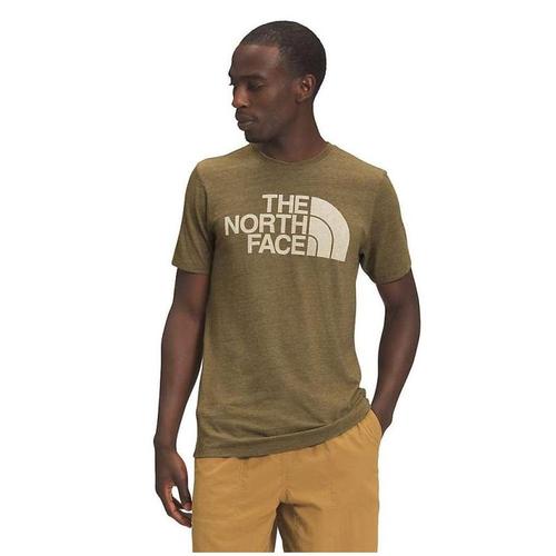 北面the north face男t恤logo修身三混纺短袖休闲正品6216195