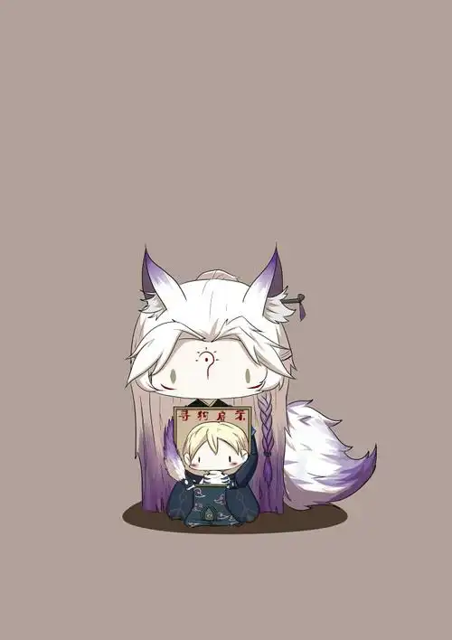 本来想画博雅一起玩梗,奈何,懒癌摸一个晴明,想看咬发带,只能自给自足