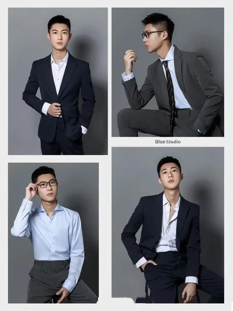 男士商务肖像·男士形象照·干净利落不油腻 形象照是能让你在职场中