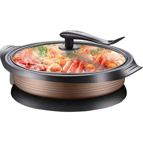 苏泊尔家用电火火锅炒菜电炒锅一体式多功能电煮锅煎烧烤肉大容量