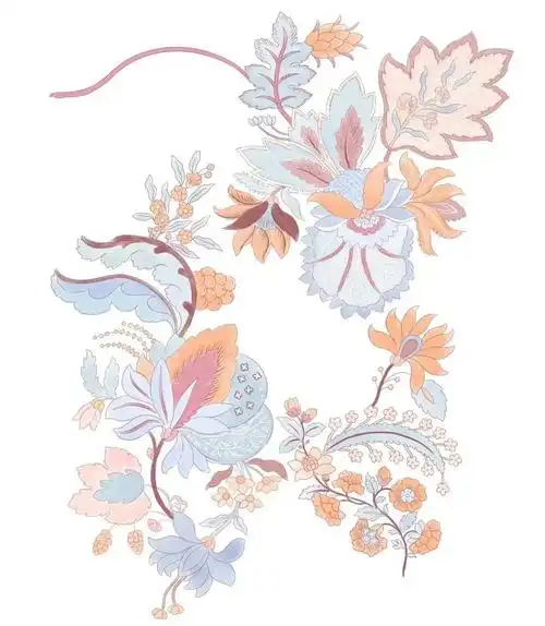 奇异花卉图案设计1|异域风情03元素积累