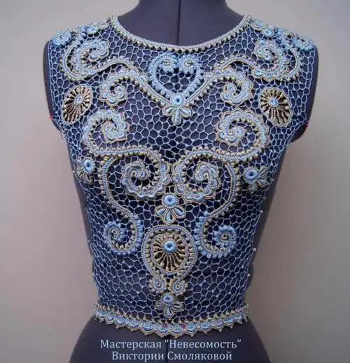 爱尔兰钩花美衣欣赏