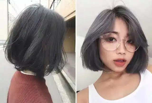 皮肤黑的适合染发图片