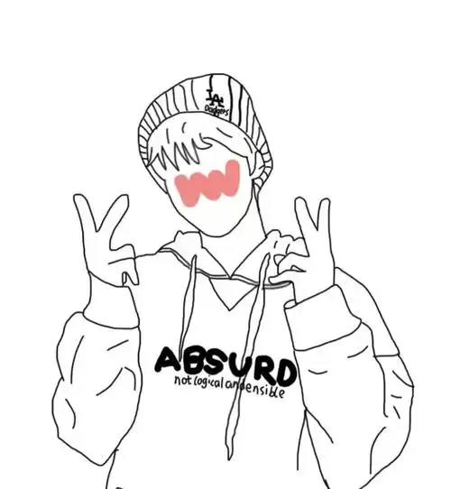 1r的贺峻霖线稿