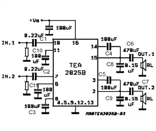 用tda2050b做功放