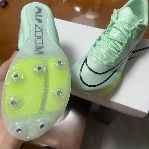 【旗舰官方店】薄荷绿苏炳添maxfly气垫田径短跑钉鞋fly中长跑体考