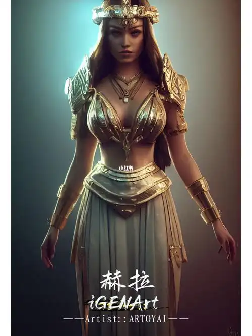 赫拉:婚姻与生育女神,天后#我和ai有画说   #希腊神话   #寻找小红书