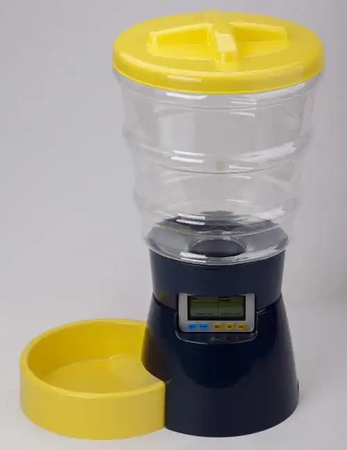 8升可录音美式自动宠物喂食器 猫狗三餐定时定量喂食机盆碗包邮