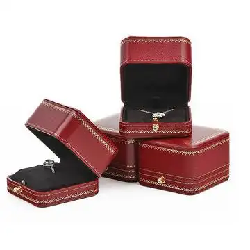 新款八角盒可做logo戒指对戒套链盒精美饰品收纳礼盒求婚钻戒盒