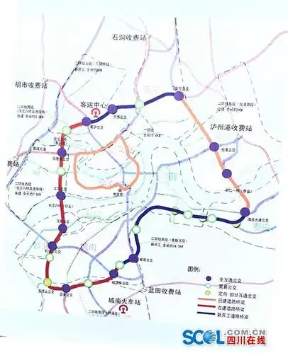 泸州二环路北二段开建三年后建成
