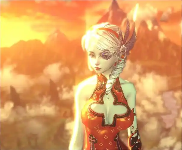 如火般的娇躯 天族美女夕阳下的动人身材(8)_巴士剑灵