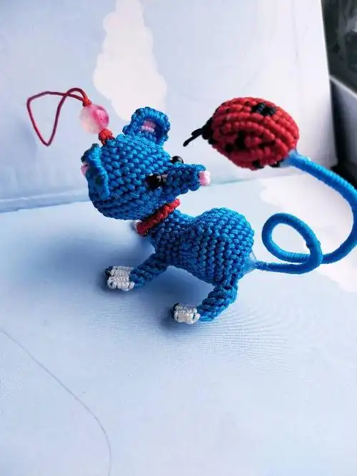 可爱的小动物们-编法图解-作品展示-中国结论坛