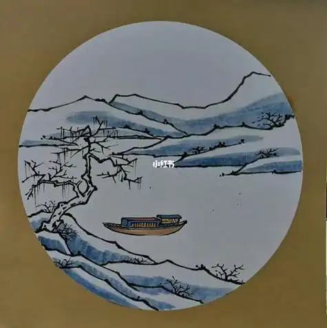 儿童简易山水画 儿童简易山水画的图片