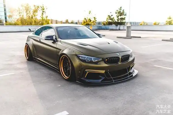 改装车#bmw f32宽体改装案例,宽体改装怎么能够少了宝马.