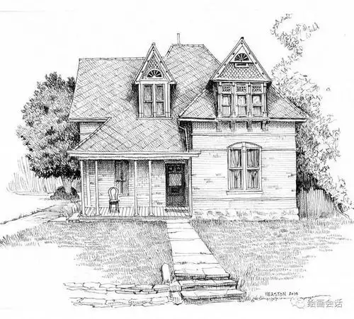 场景速写风景速写