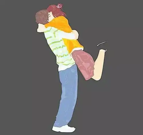 一只有一个人高的泰迪熊,登登登跑在街上,打车去机场,然后飞北京找她