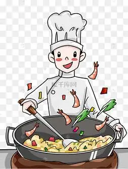 饭店炒菜的大厨