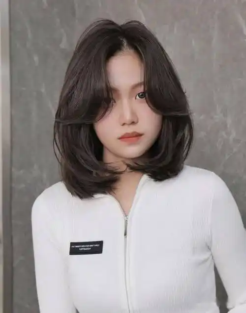 初恋内扣锁骨烫春天烫减龄又好看