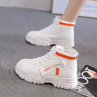 秋天运动鞋女学生军训跑步鞋女中学生小白鞋女2022潮