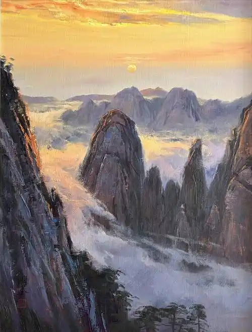 朱曜奎先生的中西书画作品欣赏