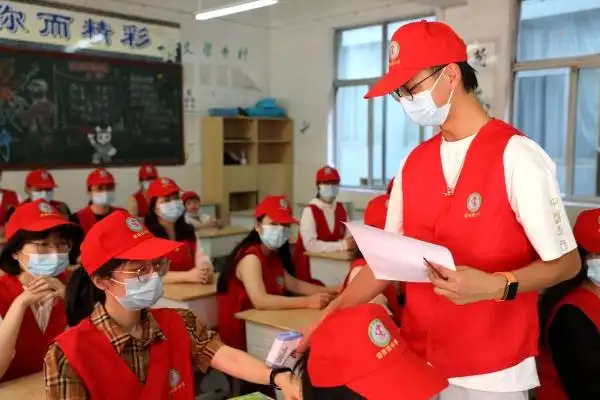 箬横镇中学疫情防控开学演练