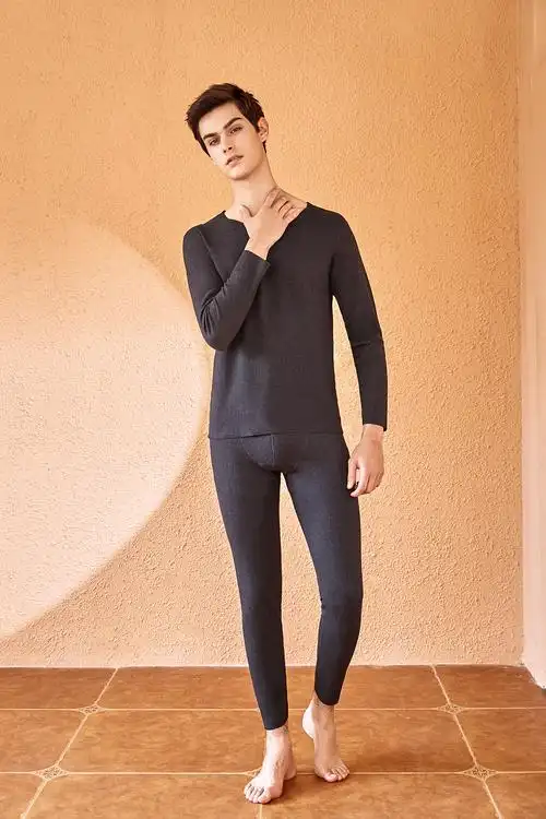 男士保暖内衣/棚拍/定制/罗捷广告