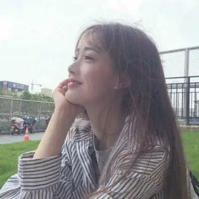 微笑小清新女生头像侧脸甜美韩国美女头像