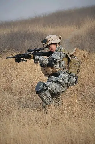 战地女特种兵风采