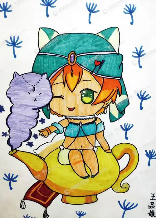 少儿创意动漫画作品