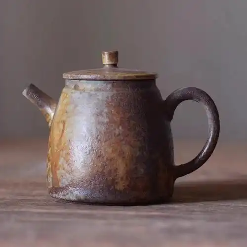 柴烧支钉烧裸烧壶