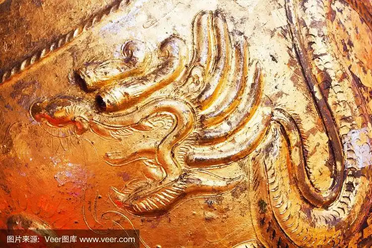 金色的中国龙