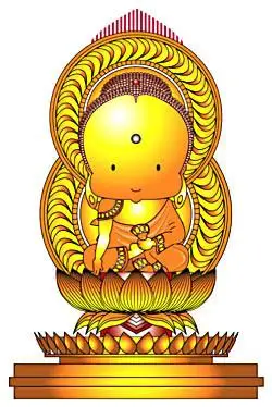 童心世界中的超萌卡通佛像