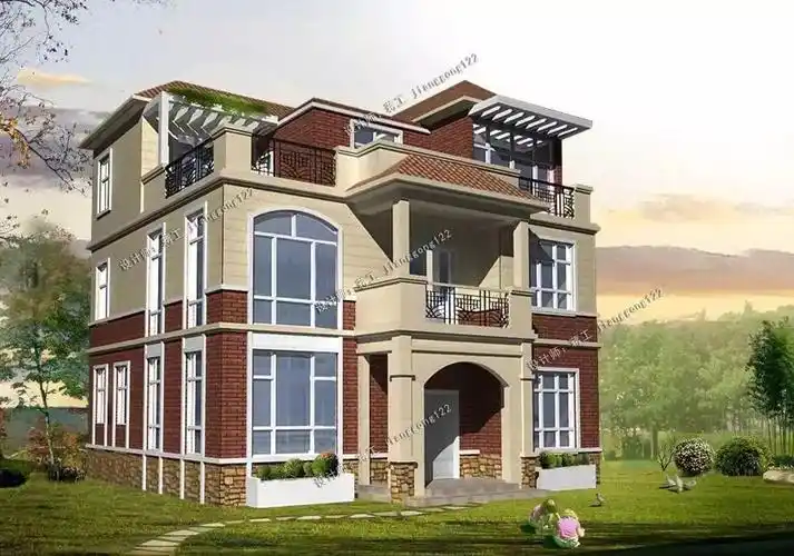 120平主体30万三层农村别墅两款施工案例看一百遍都不厌