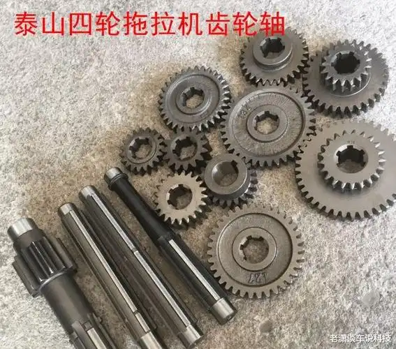 总之,单缸柴油发动机马力能超出预期,靠的就是拖拉机上面的主副变速箱