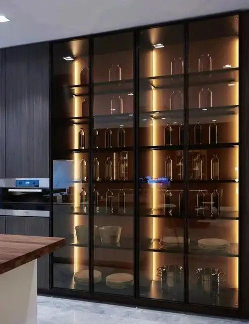 北京 铝玻璃酒柜