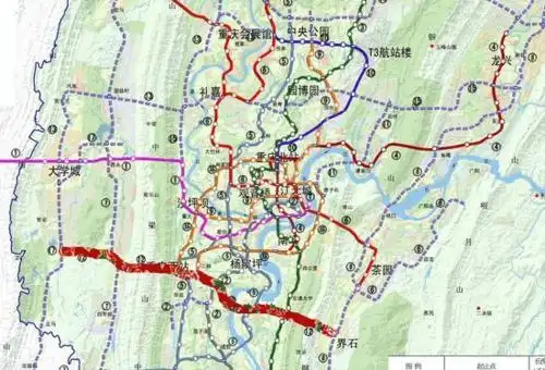 重庆规划的十二号线经过哪些地方?|轨道交通|地铁|线路_新浪新闻
