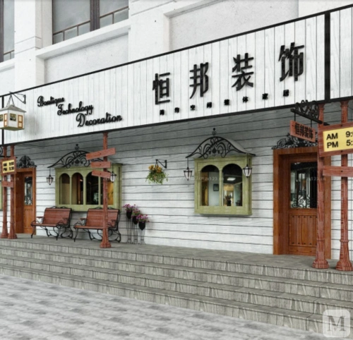 商店门头效果图欣赏 商店门头是装修的重中之重