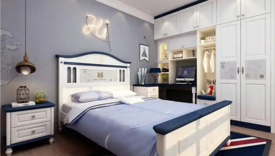 小男孩房间这样设计很nice