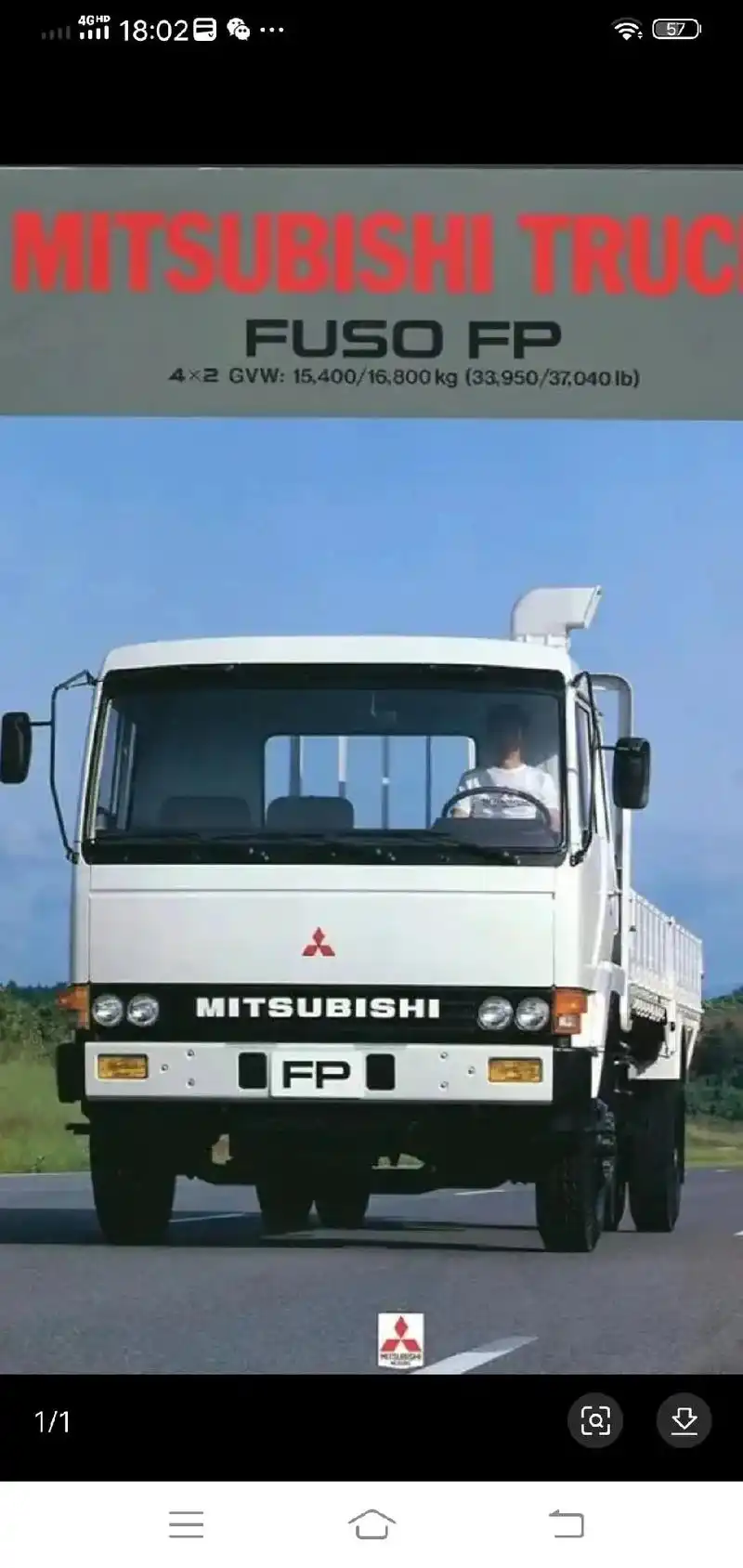 历史汽车/三菱自動車株式会社.上世纪80年代大三菱扶桑fp4 - 抖音