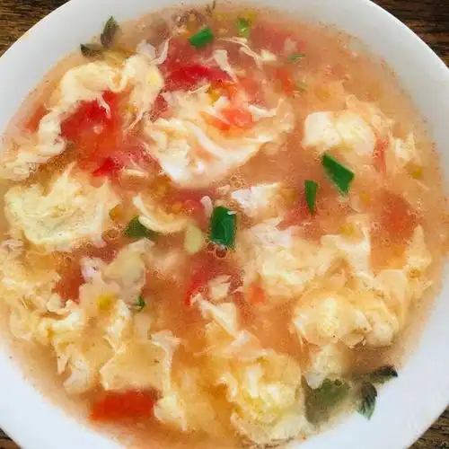 懒人版番茄蛋汤,电饭锅就能搞定,清淡美味