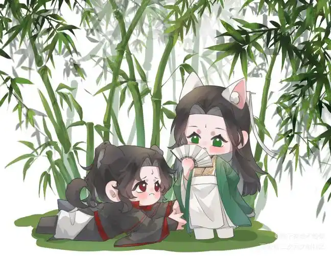 是约的冰秋,好久没产出了_人渣反派自救系统冰秋q版绘画作品