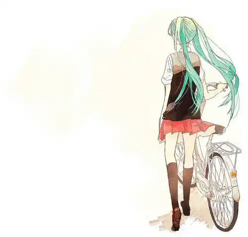 背影 动漫 初音