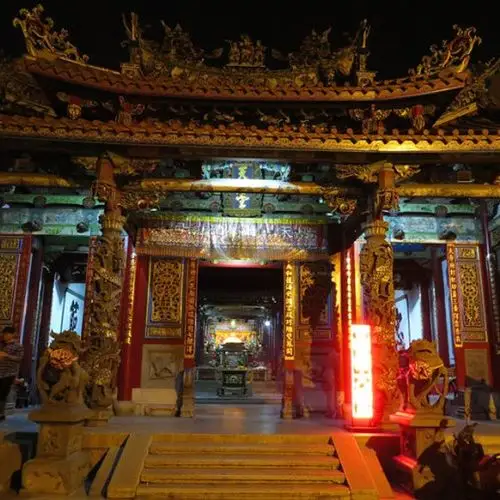 大天后宫俗称台南妈祖庙,建于清康熙23年(公元1684年),原为明宁靖王