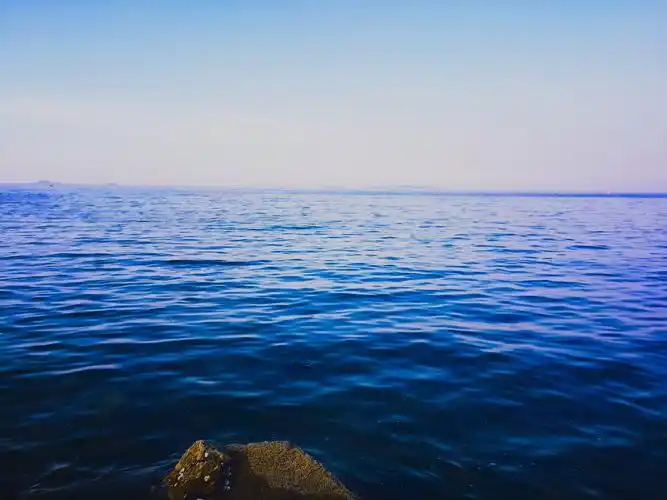 海一望无际 纯真的美.手机拍摄 大师勿喷!