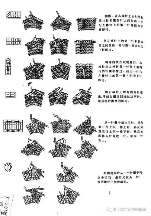 基本棒针编织符号,一试就会哦.