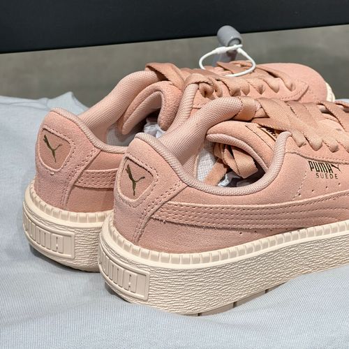 彪马puma 蕾哈娜板鞋女子 嫩粉色厚底松糕鞋低帮女鞋365830-05-mc母婴