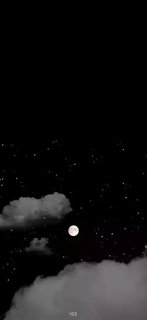 求黑底的锁屏壁纸藏刘海儿