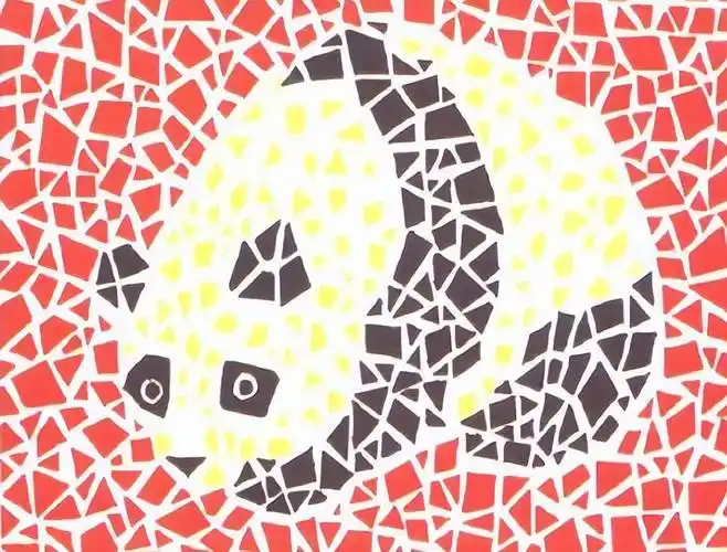 4,这张图是一张动物测试图,特别容易出现在驾驶考试色盲测试表中.